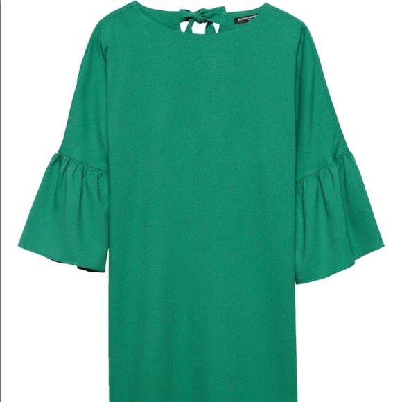 NWT. Banana republic green dress - Picture 3 of 8
